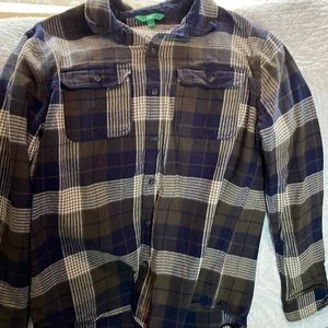 Men’s Thick Long Sleeve Button Down